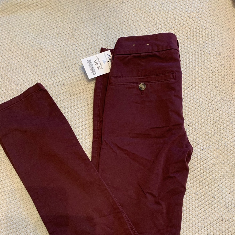 Maroon pants